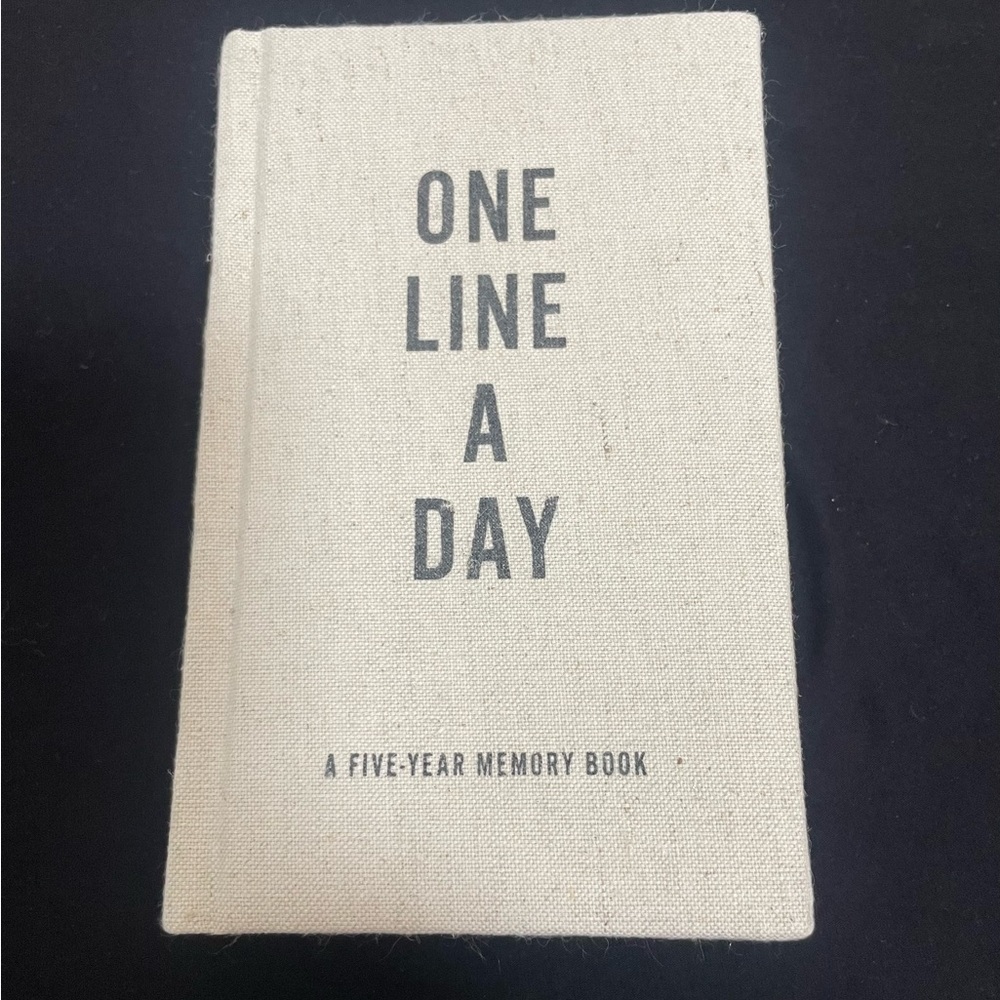 One Line a Day Memory Book